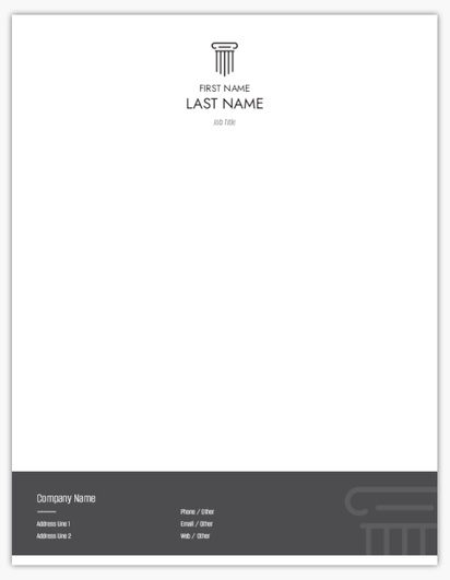 Design Preview for Legal Notepads Templates, 8.5" x 11"