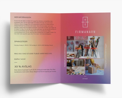Forhåndsvisning av design for Designgalleri: Skriving og redigering Brosjyrer, 2-fløyet A4 (210 x 297 mm)