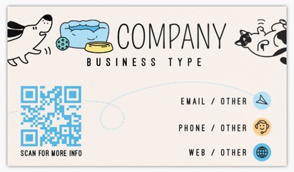 Design Preview for Design Gallery: Pet Training Standard Business Cards, Standard (3.5" x 2")
