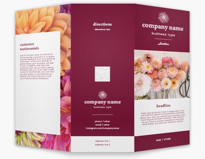 Design Preview for  Custom Brochures Templates, 8.5" x 11" Tri-fold
