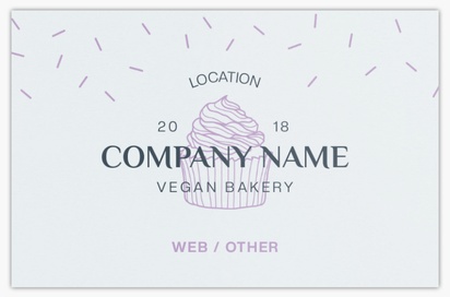 Design Preview for Design Gallery: Sweet Shops Ultra-Thick Business Cards, Standard (85 x 55 mm)