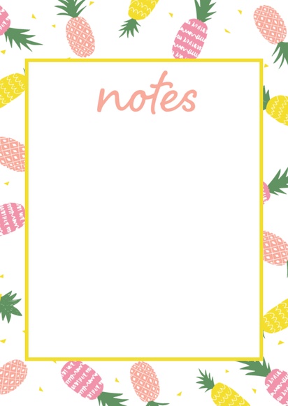 Design Preview for Templates for Bold & Colourful Notepads 