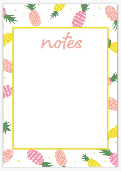 Design Preview for Design Gallery: Bold & Colourful Notepads