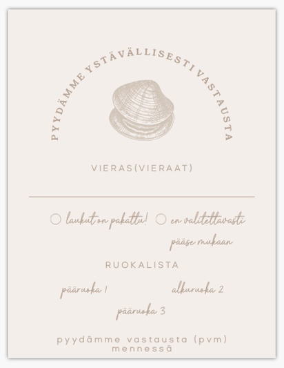Mallin esikatselu Mallivalikoima: Merellinen Vastausta pyydetään -kortit, 13.9 x 10.7 cm