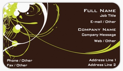 Design Preview for Art & Entertainment Business Card Stickers Templates
