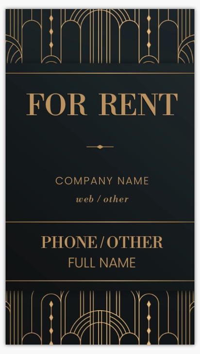 Design Preview for Design Gallery: Property Management Vinyl Banners, 52 x 91 cm