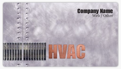 Design Preview for Design Gallery: Heating, Ventilation & Air Conditioning - HVAC Business Card Stickers