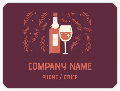 Design Preview for Design Gallery: Beer, Wine & Spirits Product Labels on Sheets, Rounded Rectangle 10 x 7.5 cm
