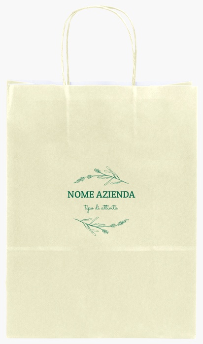 Anteprima design per Galleria di design: sacchetti di carta stampa monocolore per bellezza e spa, S (22 x 10 x 29 cm)