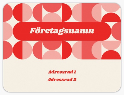 Förhandsgranskning av design för Designgalleri: Fet och färgstarkt Adresslappar, 10 x 7,5 cm