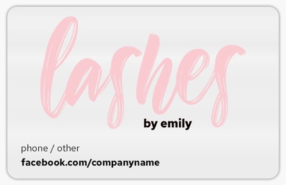 Design Preview for Elegant Plastic Business Cards Templates, Frosted