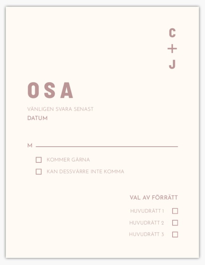 Förhandsgranskning av design för Designgalleri: OSA-kort, 13.9 x 10.7 cm
