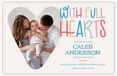 A love makes a family adopt gray design for Hearts