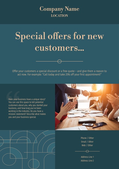 Design Preview for Design Gallery: Financial Consulting Posters, A1 (594 x 841 mm) 