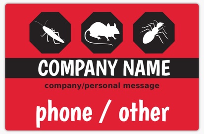 Design Preview for Design Gallery: Pest Control Car Magnets, 11.5" x 17.6"