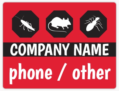 Design Preview for Design Gallery: Pest Control Car Magnets, 8.7" x 11.5"