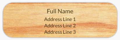 Design Preview for Design Gallery: Carpentry & Woodworking Return Address Labels