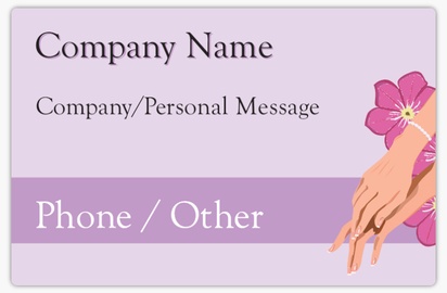 A massage nagel purple pink design for General Party