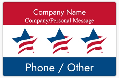 Design Preview for Campaigning & Fundraising Car Magnets Templates, 11.5" x 17.6"