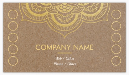 Design Preview for Florals & Greenery Standard Business Cards Templates, Standard (3.5" x 2")