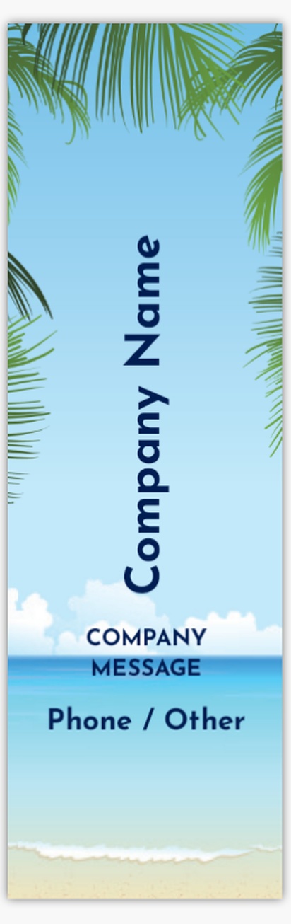 Design Preview for Templates for Travel & Accommodation Vinyl Banners , 760 x 2440 mm Vertical None Indoor Vinyl No