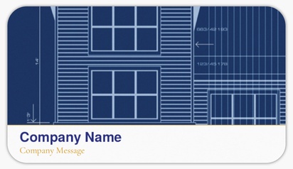 Design Preview for Design Gallery: Estate Development Business Card Stickers, Small