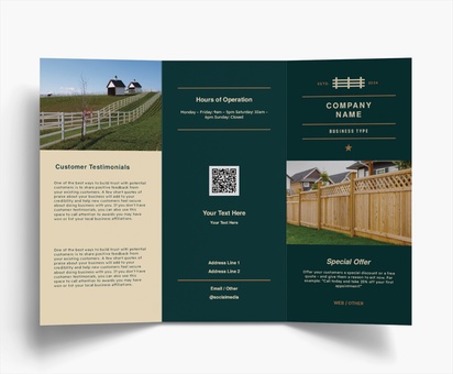 Design Preview for Design Gallery: Landscaping & Gardening Flyers & Leaflets, Tri-fold DL (99 x 210 mm)