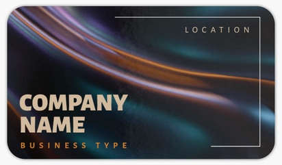 Design Preview for Art Galleries Rounded Corner Business Cards Templates, Standard (3.5" x 2")
