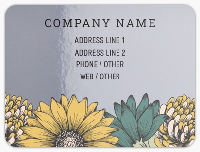 Design Preview for Design Gallery: Florists Sheet Stickers, 3" x 4"