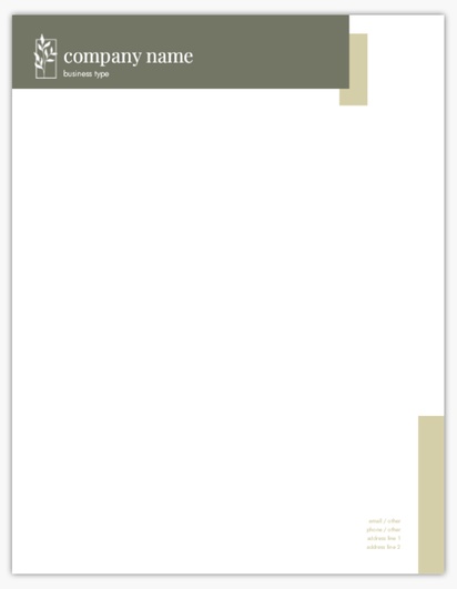 Design Preview for Nature & Landscapes Notepads Templates, 8.5" x 11"