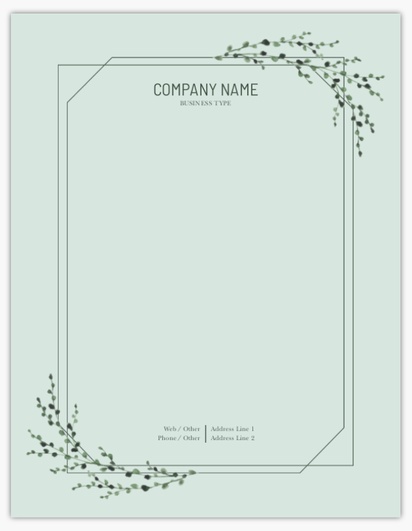 Design Preview for Skin Care Notepads Templates, 8.5" x 11"