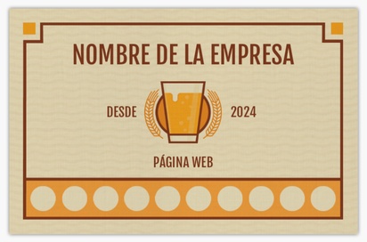 Vista previa del diseño de Galería de diseños de tarjetas con acabado lino para cervezas, vinos y licores