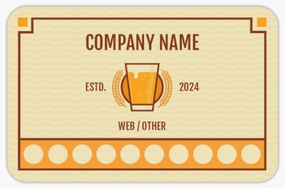 Design Preview for Design Gallery: Retro & Vintage Rounded Corner Business Cards, Rounded Standard (85 x 55 mm)
