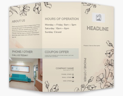 Design Preview for Design Gallery: Travel & Accommodation Custom Brochures, 8.5" x 11" Tri-fold