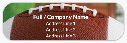 Design Preview for Design Gallery: Sports Specific Return Address Labels