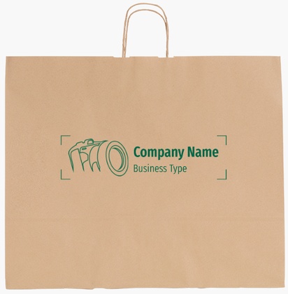 Design Preview for Design Gallery: Photography Single-Colour Paper Bags, XL (54 x 14 x 45 cm)