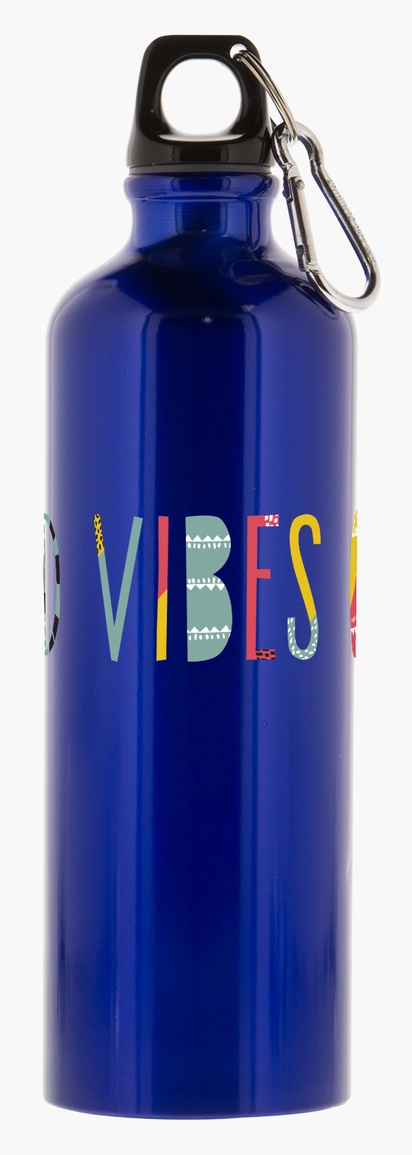 Design Preview for Design Gallery: Modern & Simple Aluminum Water Bottle with Carabiner – 26 oz.