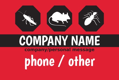 Design Preview for Design Gallery: Pest Control Corflute Signs, 305 x 457 mm