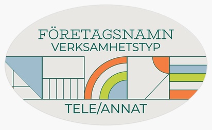 Förhandsgranskning av design för Designgalleri: Utbildning & barnomsorg Dekaler till stötfångare, 7,62 x 12,7 cm – oval