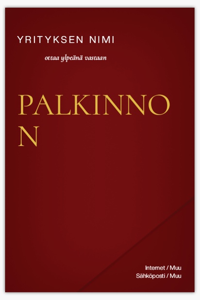 Mallin esikatselu Mallivalikoima: Laki & Politiikka Vinyylibanderollit, 122 x 183 cm
