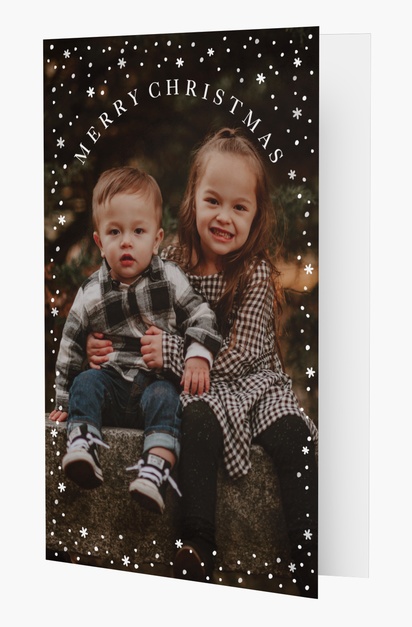 Design Preview for Design Gallery: Modern & Simple Personalized Christmas Cards, Rectangular 18.2 x 11.7 cm