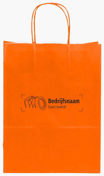 Voorvertoning ontwerp voor Ontwerpgalerij: Fotografie Effen kleur papieren tassen, S (22 x 10 x 29 cm)