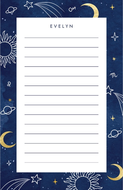 Design Preview for Design Gallery: Education & Child Care Notepads, 5.5" x 8.5"