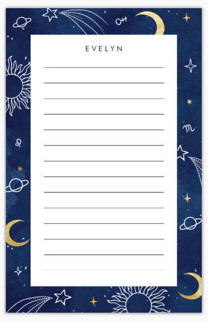 Design Preview for Design Gallery: Education & Child Care Notepads, 5.5" x 8.5"