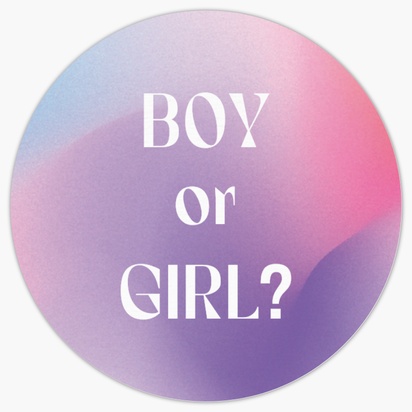 A ombre boy or girl purple design for Baby