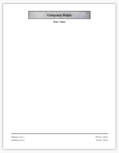 Design Preview for Building Construction Notepads Templates, 8.5" x 11"