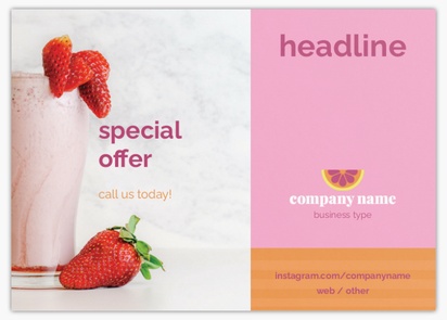 Design Preview for Design Gallery: Organic Food Stores Flyers & Leaflets,  No Fold/Flyer A6 (105 x 148 mm)