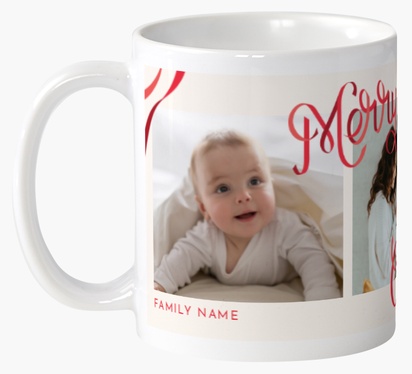 Design Preview for Design Gallery: Holiday Custom Mugs, Wrap-around