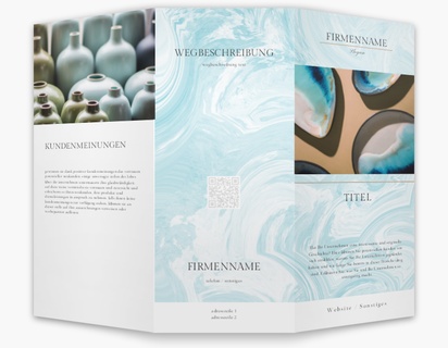 Designvorschau für Designgalerie: Speisekarten Muster & Texturen, Wickelfalz