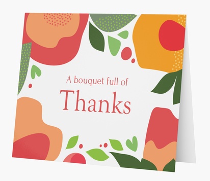 Design Preview for Thank you cards templates, Folded